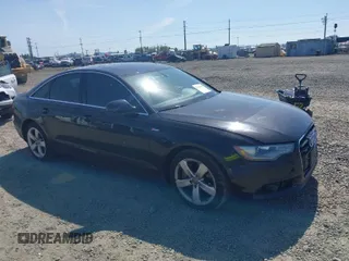2012 Audi A6 3.0T Premium Plus with VIN WAUGGAFC3CN075992, listed as a IAAI auction lot 42036155 with 183,986 mi miles. Bid and sale history available at carsss.com. Image 1.