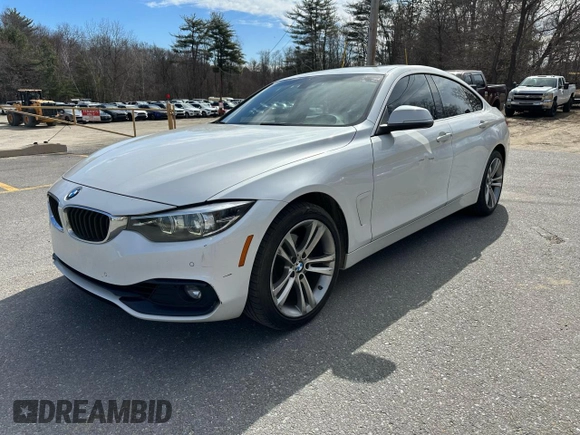2018 BMW 4 Series 430i xDrive with VIN WBA4J3C50JBL03595, listed as a Copart auction lot 51268485 with 137,089 mi miles and Clean title. Bid and sale history available at DreamBid. Image 1.