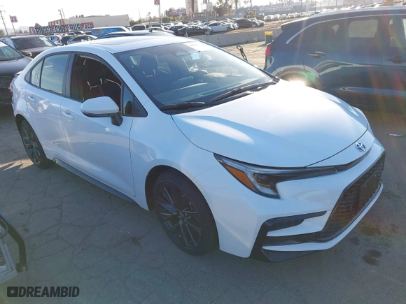 2024 Toyota Corolla Hybrid LE with VIN JTDBCMFE3R3044984, listed as a IAAI auction lot 41593723 with 1,702 mi miles. Bid and sale history available at carsss.com. Image 1.