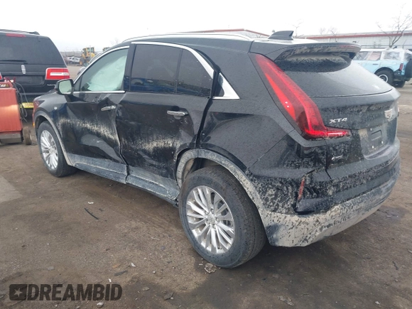 2024 Cadillac XT4 AWD Luxury with VIN 1GYFZBR41RF101697, listed as a IAAI auction lot 41971217 with 16,027 mi miles and . Bid and sale history available at carsss.com. Image 3.