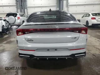2022 Kia K5 GT-Line with VIN 5XXG64J28NG117111, listed as a Copart auction lot 87694545 with 37,406 mi miles and Salvage Title. Bid and sale history available at carsss.com. Image 6.