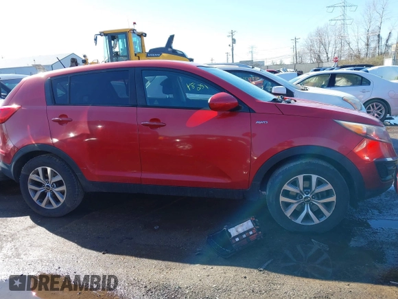 2015 Kia Sportage LX with VIN KNDPBCAC6F7701564, listed as a IAAI auction lot 41872684 with 162,945 mi miles and . Bid and sale history available at DreamBid. Image 13.
