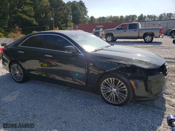 2020 Cadillac CT4 Premium Luxury with VIN 1G6DB5RK7L0152958, listed as a Copart auction lot 76028284 with 41,976 mi miles and Salvage Title. Bid and sale history available at carsss.com. Image 4.