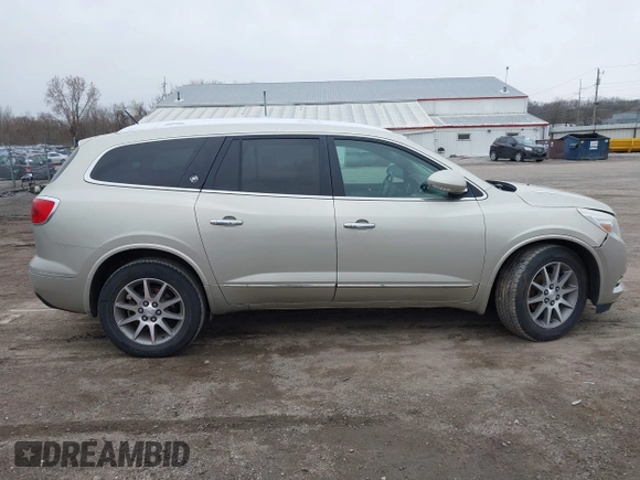 2014 Buick Enclave Leather with VIN 5GAKRBKD3EJ262561, listed as a IAAI auction lot 41972245 with 225,583 mi miles and . Bid and sale history available at DreamBid. Image 13.