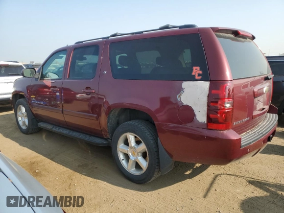 2008 Chevrolet Suburban LTZ with VIN 3GNFK16378G134899, listed as a Copart auction lot 64691114 with 255,400 mi miles and Salvage Title. Bid and sale history available at carsss.com. Image 2.