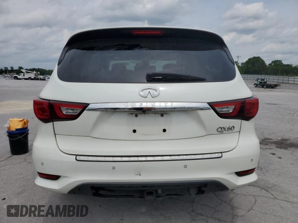 2018 Infiniti QX60 with VIN 5N1DL0MNXJC503366, listed as a Copart auction lot 55260165 with 127,892 mi miles and Clean Title. Bid and sale history available at DreamBid. Image 6.