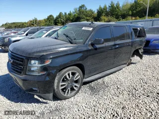2018 Chevrolet Suburban Premier with VIN 1GNSCJKC8JR288500, listed as a Copart auction lot 76538634 with 161,737 mi miles and Salvage Title. Bid and sale history available at carsss.com. Image 1.