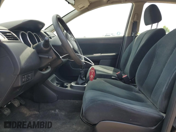 2010 Nissan Versa S with VIN 3N1BC1CP2AL414080, listed as a Copart auction lot 62095505 with 275,809 mi miles and Clean title. Bid and sale history available at DreamBid. Image 7.