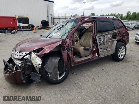 2007 Nissan Murano SE z VIN JN8AZ08W77W635604, wystawiony jako Copart lot #52454844 z przebiegiem 89 842 mil mil oraz Szkoda całkowita • Salvage title. Historia ofert i sprzedaży dostępna na DreamBid. Obrazek 1.