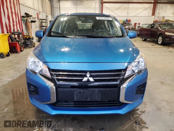 2023 Mitsubishi Mirage ES with VIN ML32AUHJ4PH001693, listed as a Copart auction lot 54313325 with 40,622 mi miles and Salvage title. Bid and sale history available at DreamBid. Image 5.