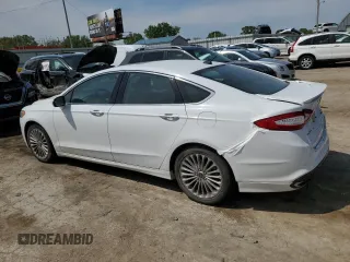 2014 Ford Fusion Titanium с VIN 3FA6P0K97ER293233, выставлен на аукционе Copart как лот 54256985 с пробегом 111 854 миль миль и Списание • Salvage title. История ставок и продаж доступна на DreamBid. Изображение 2.