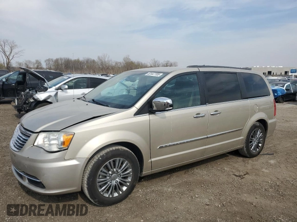 2014 Chrysler Town & Country Touring-L with VIN 2C4RC1CG1ER258845, listed as a Copart auction lot 52447705 with 217,755 mi miles and Salvage Title. Bid and sale history available at carsss.com. Image 1.