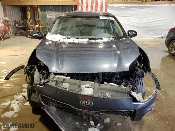 2017 Kia Sportage LX with VIN KNDPMCAC9H7220432, listed as a Copart auction lot 41454865 with 0 mi miles and Salvage Title. Bid and sale history available at carsss.com. Image 5.