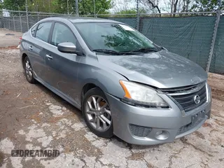 2013 Nissan Sentra SR with VIN 3N1AB7AP3DL645045, listed as a IAAI auction lot 41909539 with 155,220 mi miles and . Bid and sale history available at DreamBid. Image 1.