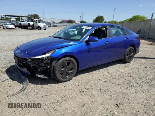 2023 Hyundai Elantra SEL with VIN KMHLM4AG0PU397115, listed as a Copart auction lot 58784655 with 40,801 mi miles and Salvage title. Bid and sale history available at DreamBid. Image 1.
