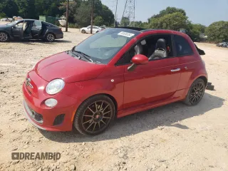 2013 FIAT 500 Abarth with VIN 3C3CFFJH0DT648891, listed as a Copart auction lot 69580054 with 69,507 mi miles and Salvage Title. Bid and sale history available at carsss.com. Image 1.