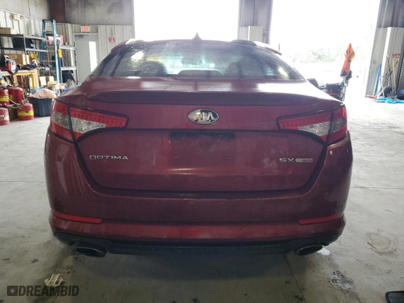 2013 Kia Optima SX w/Limited Pkg with VIN 5XXGR4A6XDG166934, listed as a Copart auction lot 47452415 with 129,133 mi miles and Salvage Title. Bid and sale history available at carsss.com. Image 6.