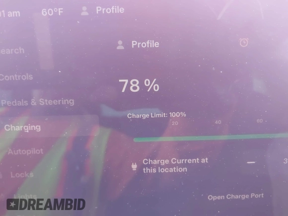 2023 Tesla Model 3 with VIN 5YJ3E1EA1PF385490, listed as a IAAI auction lot 42315884 with 17,590 mi miles and . Bid and sale history available at DreamBid. Image 18.
