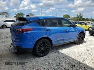 2022 Acura RDX w/A-Spec Advance Package with VIN 5J8TC2H84NY000040, listed as a Copart auction lot 70941413 with 24,066 mi miles and Salvage Title. Bid and sale history available at carsss.com. Image 3.
