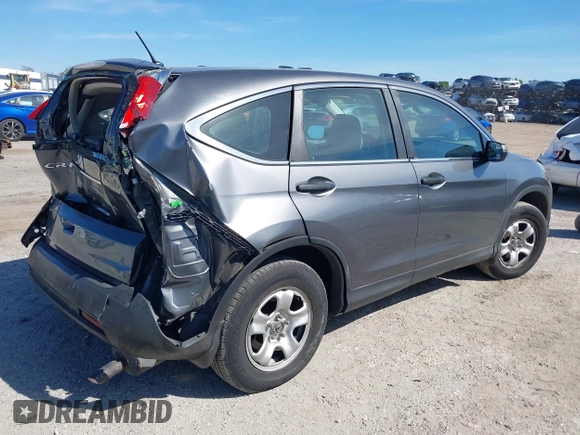 2013 Honda CR-V LX with VIN 3CZRM3H33DG702711, listed as a IAAI auction lot 41889747 with 132,937 mi miles. Bid and sale history available at carsss.com. Image 4.