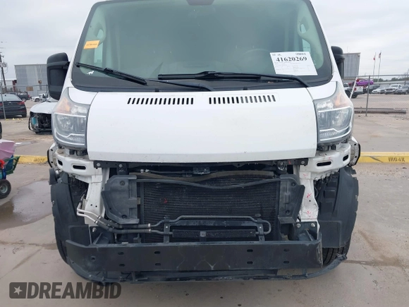 2021 Ram ProMaster Cargo with VIN 3C6MRVJG6ME551859, listed as a IAAI auction lot 41620269 with 71,790 mi miles and . Bid and sale history available at carsss.com. Image 6.