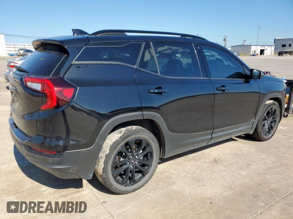2022 GMC Terrain SLT with VIN 3GKALPEV8NL292374, listed as a Copart auction lot 56430655 with 38,233 mi miles and Salvage title. Bid and sale history available at DreamBid. Image 3.