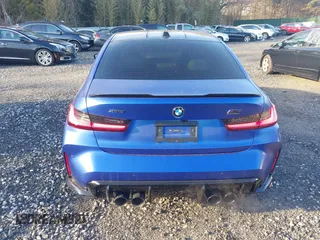 2025 BMW M3 Competition xDrive with VIN WBS33HJ05SFT74162, listed as a IAAI auction lot 41609207 with 2,912 mi miles and . Bid and sale history available at DreamBid. Image 16.