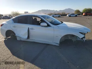 2020 Infiniti Q50 3.0t SPORT with VIN JN1EV7AP0LM203241, listed as a Copart auction lot 77873174 with 40,437 mi miles and Salvage Title. Bid and sale history available at carsss.com. Image 4.