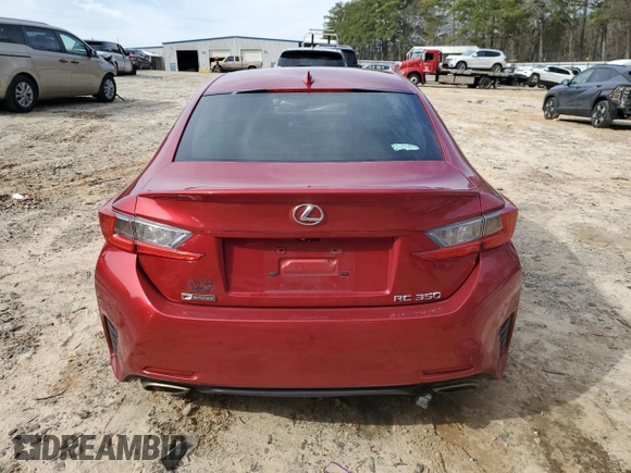 2016 Lexus RC 350 F Sport with VIN JTHHE5BC5G5014089, listed as a Copart auction lot 45663315 with 148,303 mi miles and Salvage Title. Bid and sale history available at DreamBid. Image 6.