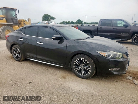 2017 Nissan Maxima S with VIN 1N4AA6AP8HC402865, listed as a Copart auction lot 55953805 with 93,760 mi miles and Salvage title. Bid and sale history available at DreamBid. Image 4.