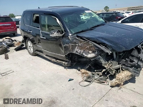 2015 Lexus GX 460 with VIN JTJBM7FX5F5102607, listed as a Copart auction lot 56794815 with 124,551 mi miles and Salvage title. Bid and sale history available at DreamBid. Image 15.