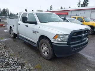 2018 Ram 2500 Tradesman with VIN 3C7WR4HJ0JG387749, listed as a IAAI auction lot 41750102 with 134,986 mi miles. Bid and sale history available at carsss.com. Image 1.