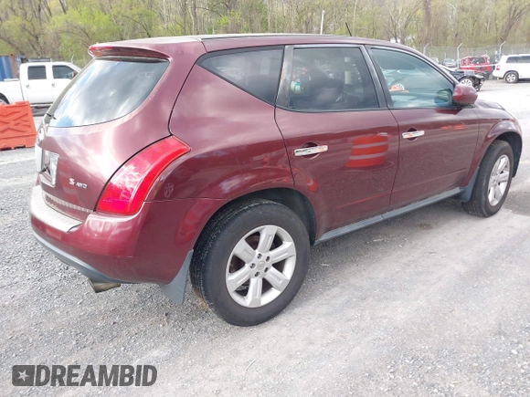 2007 Nissan Murano SL with VIN JN8AZ08W57W628246, listed as a IAAI auction lot 42036950 with 165,561 mi miles and . Bid and sale history available at DreamBid. Image 4.