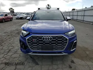 2022 Audi SQ5 Premium Plus with VIN WA1B4AFY7N2049525, listed as a Copart auction lot 54651604 with 22,554 mi miles and . Bid and sale history available at DreamBid. Image 5.