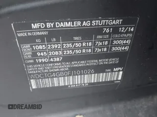 2015 Mercedes-Benz GLA 250 z VIN WDCTG4GB0FJ101026, wystawiony jako IAAI lot #42278818 z przebiegiem 138 453 mil mil oraz . Historia ofert i sprzedaży dostępna na DreamBid. Obrazek 9.