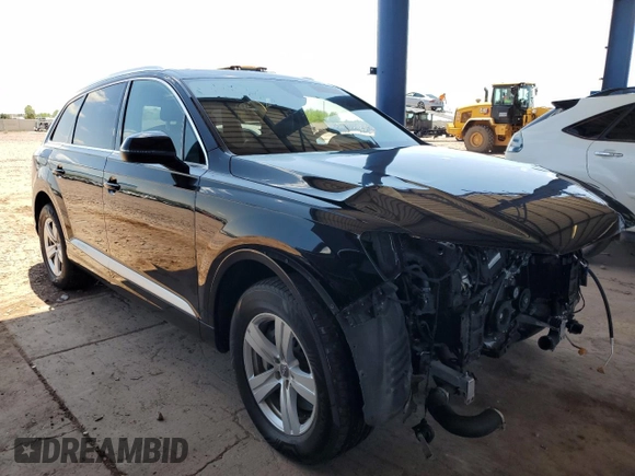 2019 Audi Q7 Premium Plus with VIN WA1LHAF74KD038661, listed as a Copart auction lot 63189585 with 60,668 mi miles and Salvage title. Bid and sale history available at DreamBid. Image 4.