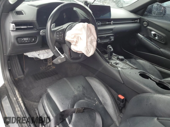 2020 Toyota Supra 3.0 with VIN WZ1DB4C06LW032176, listed as a Copart auction lot 49458085 with Not provided miles and Salvage title. Bid and sale history available at DreamBid. Image 8.