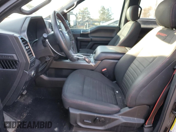 2019 Ford F-150 XL with VIN 1FTEW1E52KFB61836, listed as a Copart auction lot 46679095 with 83,989 mi miles and Salvage Title. Bid and sale history available at carsss.com. Image 7.