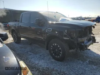 2017 Nissan Titan SV with VIN 1N6AA1E58HN554233, listed as a Copart auction lot 45388595 with 83,813 mi miles and Salvage Title. Bid and sale history available at DreamBid. Image 4.