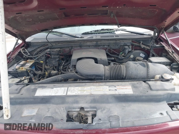 1997 Ford F-150 XL with VIN 1FTEX18L5VNC45344, listed as a IAAI auction lot 41690852 with 205,766 mi miles. Bid and sale history available at carsss.com. Image 10.
