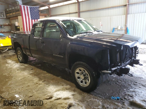 2011 Chevrolet Silverado 1500 Work Truck with VIN 1GCRKPEA7BZ302797, listed as a Copart auction lot 87170044 with 132,219 mi miles and Salvage Title. Bid and sale history available at DreamBid. Image 4.