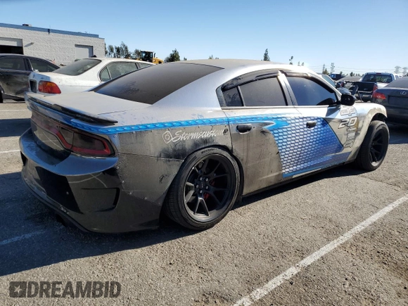 2019 Dodge Charger SRT Hellcat with VIN 2C3CDXL92KH692818, listed as a Copart auction lot 85337284 with 92,283 mi miles and Salvage Title. Bid and sale history available at DreamBid. Image 3.