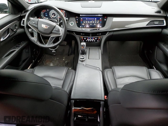 2019 Cadillac CT6 Sport AWD with VIN 1G6KN5R62KU146073, listed as a Copart auction lot 41490215 with 28,350 mi miles and Salvage title. Bid and sale history available at DreamBid. Image 8.