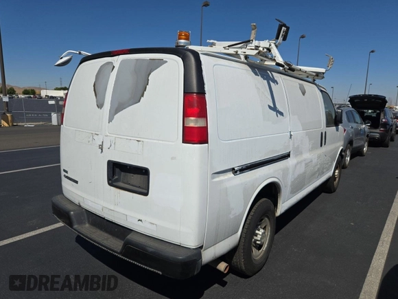 2010 Chevrolet Express Cargo with VIN 1GCZGFBA1A1159021, listed as a IAAI auction lot 42773963 with 181,378 mi miles and . Bid and sale history available at DreamBid. Image 34.