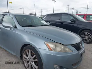 2007 Lexus IS with VIN JTHBK262175046682, listed as a IAAI auction lot 42167067 with 253,224 mi miles. Bid and sale history available at carsss.com. Image 6.