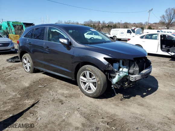 2015 Acura RDX Tech Pkg with VIN 5J8TB4H58FL021573, listed as a Copart auction lot 49321935 with 134,977 mi miles and Salvage Title. Bid and sale history available at carsss.com. Image 4.