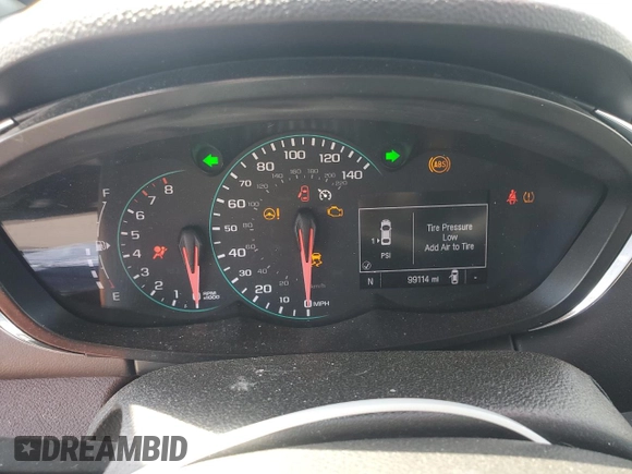 2019 Chevrolet Trax LS with VIN 3GNCJKSB1KL169509, listed as a Copart auction lot 52601765 with 99,114 mi miles and Salvage Title. Bid and sale history available at carsss.com. Image 9.