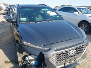 2018 Hyundai Kona Limited with VIN KM8K33A57JU072329, listed as a IAAI auction lot 41694616 with 107,801 mi miles. Bid and sale history available at carsss.com. Image 1.