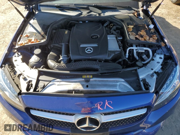 2018 Mercedes-Benz C 300 with VIN WDDWK4JB9JF599075, listed as a Copart auction lot 88006825 with 47,615 mi miles and Salvage Title. Bid and sale history available at DreamBid. Image 11.