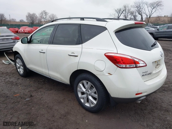 2011 Nissan Murano SV with VIN JN8AZ1MWXBW186293, listed as a IAAI auction lot 41477934 with 92,729 mi miles. Bid and sale history available at carsss.com. Image 3.
